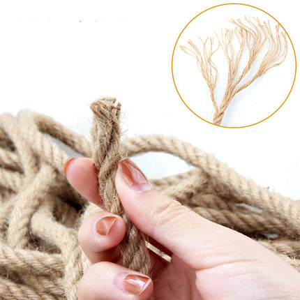 50m Sisal 10mm Rope Natural Twine Cord Thick Jute Hemp Manila  Crafting Home Decor.