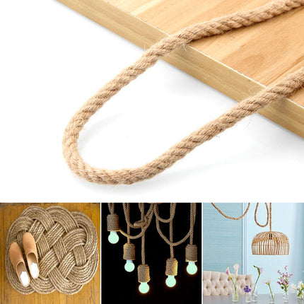 50m Sisal 10mm Rope Natural Twine Cord Thick Jute Hemp Manila  Crafting Home Decor.