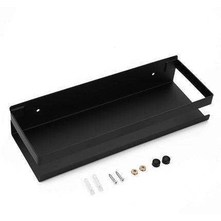 Black Bathroom Shower Shelf Kitchen Rack Storage Shelves Shampoo Holder Organizer.