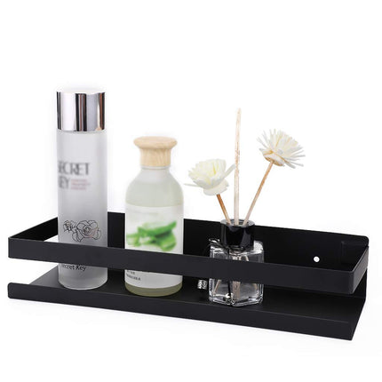 Black Bathroom Shower Shelf Kitchen Rack Storage Shelves Shampoo Holder Organizer.
