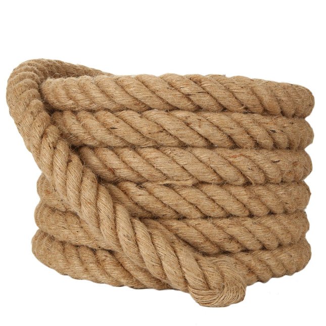 10m Sisal 40mm Rope Natural Twine Cord Thick Jute Hemp Manila  Crafting Home Decor.