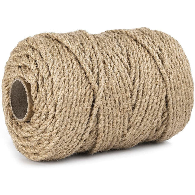 100m Sisal 5mm Rope Natural Twine Cord Thick Jute Hemp Manila  Crafting Home Decor.