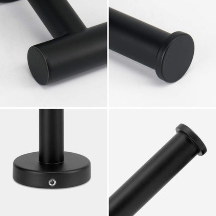 Toilet Paper Holder Black Wall Mount Bathroom Paper Roll Holder Roll Holder 304.