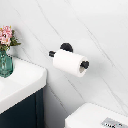 Toilet Paper Holder Black Wall Mount Bathroom Paper Roll Holder Roll Holder 304.