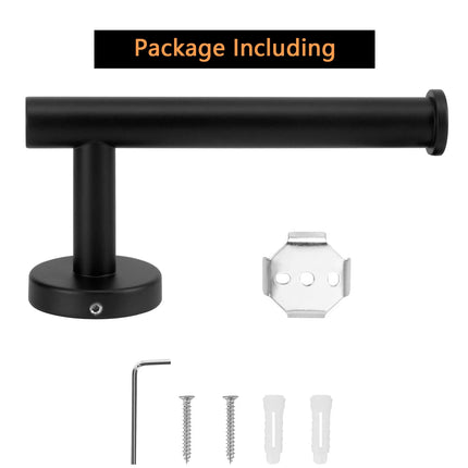 Toilet Paper Holder Black Wall Mount Bathroom Paper Roll Holder Roll Holder 304.