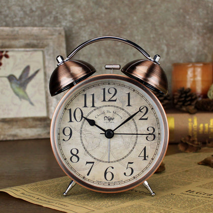Dual Alarm Clock Twin Bell Alarm Clock, Bedroom Table Desk Alarm Clock Backlight.