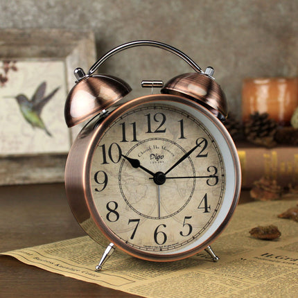 Dual Alarm Clock Twin Bell Alarm Clock, Bedroom Table Desk Alarm Clock Backlight.