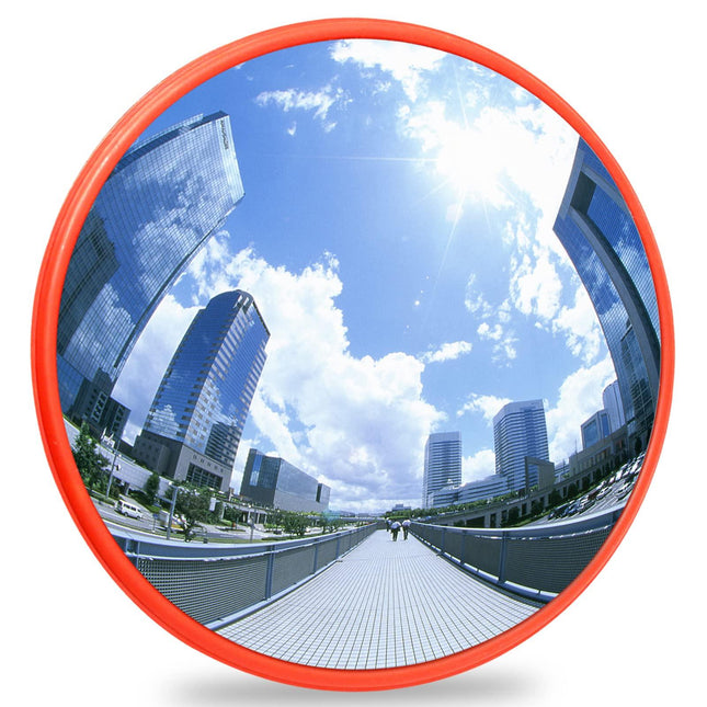 30cm Traffic Blind Spots Curved Convex Mirror Wide Angle for Driveway Warehouse Garage Security.