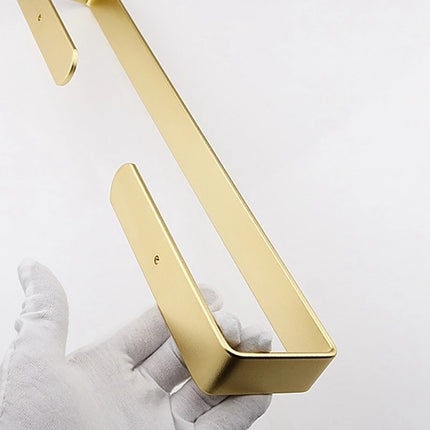 Gold Kitchen Bathroom Paper Holder Towel Holder Self Adhesive or Screw Mount 40cm.
