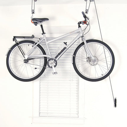 Kayak Bike Hoists Hanger Ladder Ceiling Mount 20kg Capacity Hooks Pulleys.