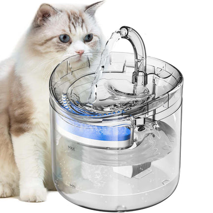 Cat Dog Water Fountain Pet Water Dispenser 1.8L Automatic Drinking Fountain for Cats Kitty Indoor.