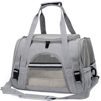 Pet Carrier Bag Travel Bag for Cats and Small Dogs Cozy Bed, Shoulder Strap.