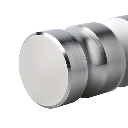Shower Glass Door Knob Bathroom Round Back-to-Back Handle SUS304 Brushed Nickel.