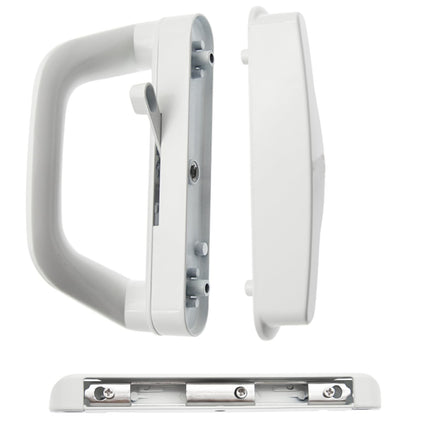 Sliding Patio Door Handle Set Mortise Lock Suitable for Sliding Glass Patio Door White.