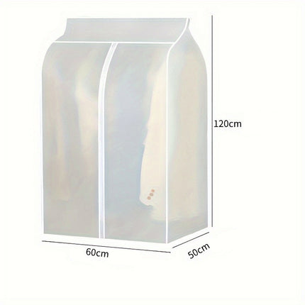 120cm Clothes Dust Cover Wardrobe Cloth Cover Clothes Storage Bag For Garments Suits Dresses Coats.