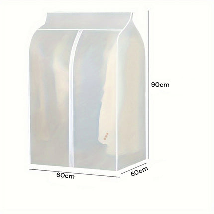 90cm Clothes Dust Cover Wardrobe Cloth Cover Clothes Storage Bag For Garments Suits Dresses Coats.