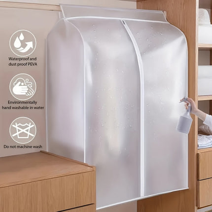 90cm Clothes Dust Cover Wardrobe Cloth Cover Clothes Storage Bag For Garments Suits Dresses Coats.