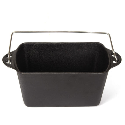 Cast Iron Bread Pan with Lid Non-Stick, Durable Loaf Pan for Perfect Baking.