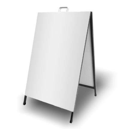 Black Powder Coated Steel A-Board Sign 60X90cm.