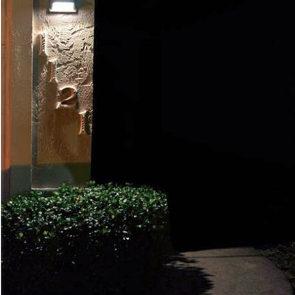Solar Step Light – Warm White with Silver Case.