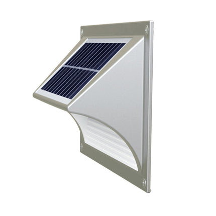 Solar Step Light – Warm White with Silver Case.
