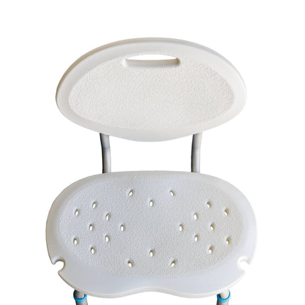 Adjustable Shower Chair With Backrest.