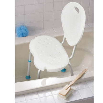 Adjustable Shower Chair With Backrest.