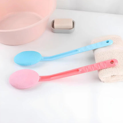 Back & Body Self Bath Brush Lotion Applicator - Blue.