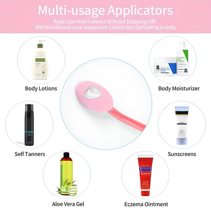 Back & Body Self Bath Brush Lotion Applicator - Blue.