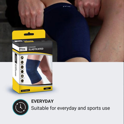 MX Health Standard Elasticated Knee Support - Large.