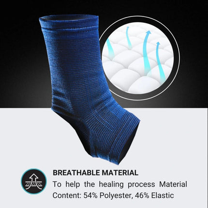MX Health Standard Elasticated Ankle Support - Small.