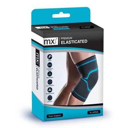 MX Health Premium Elasticated Knee Support - Small.