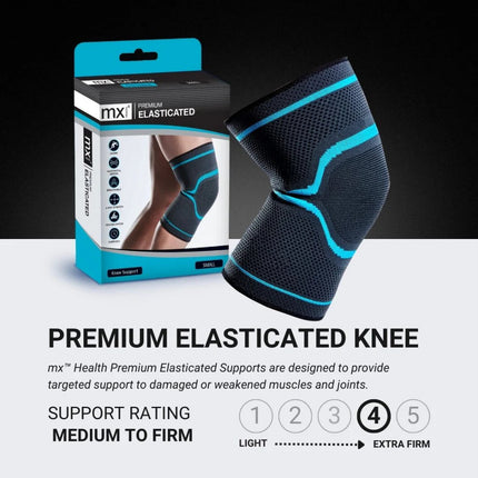 MX Health Premium Elasticated Knee Support - Medium.