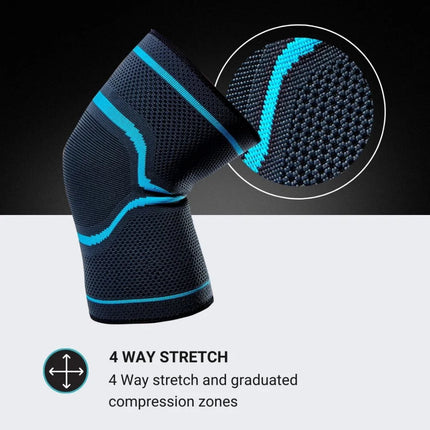 MX Health Premium Elasticated Knee Support - Large.