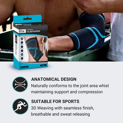 MX Health Premium Elasticated Elbow Support - Small.