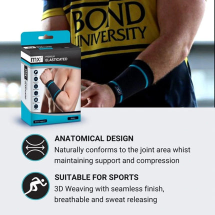 MX Health Premium Elasticated Wrist Support - Small.