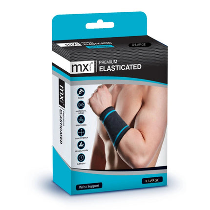 MX Health Premium Elasticated Wrist Support - Large.