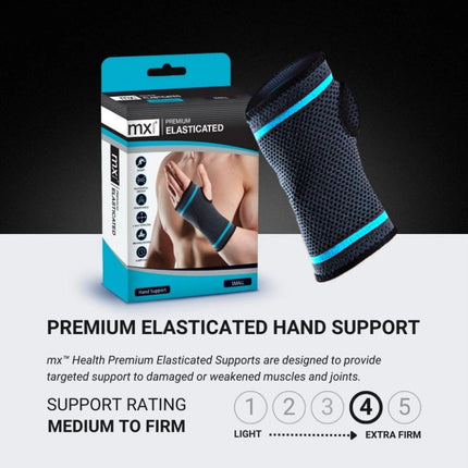 MX Health Premium Elasticated Hand Support - Extra Large.