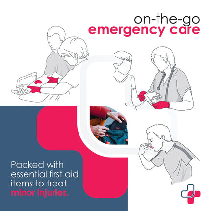 mx Health Minimedic On-The-Go |  First Aid Kit.