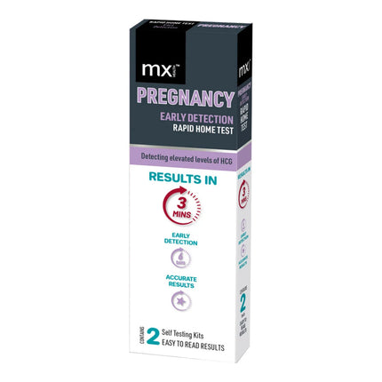MX Health Pregnancy Midstream Test – 2 Tests.