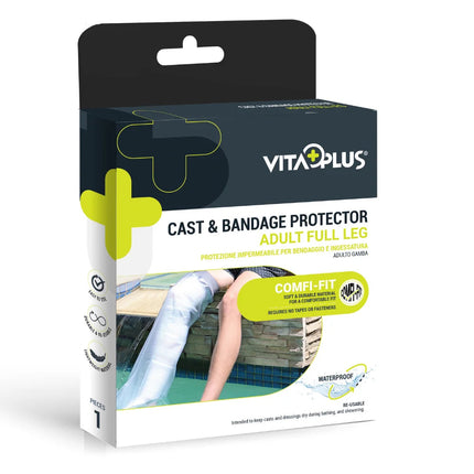 VitaPlus Cast Protector – Comfi-Fit – Adult Full or Lower Leg - Full Leg.