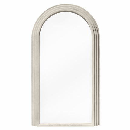 Interior Ave - Sierra Arched Step Mirror – Signature Sculptural Concrete Statement Piece.
