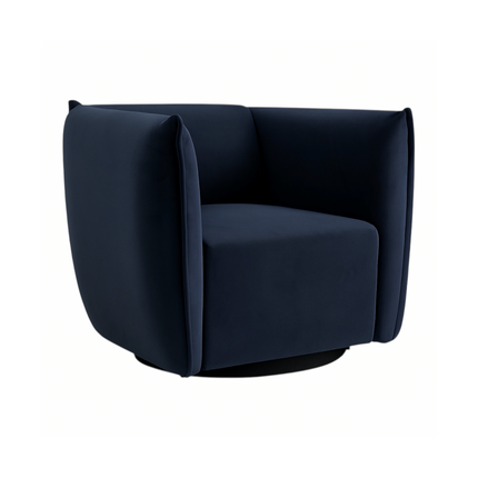 Interior Ave - Havana Velvet Accent Chair - Indigo.