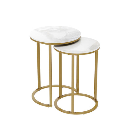 Interior Ave - Diva Gold Nested Side Table Set.