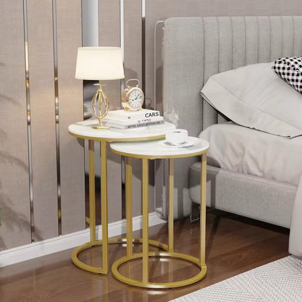 Interior Ave - Diva Gold Nested Side Table Set.