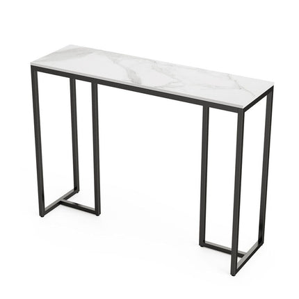 Interior Ave - Stone Marble Console - Marble & Black.