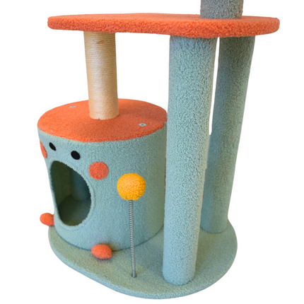 Petwiz 85cm Vivid Cat Tree Scratching Post Pole.