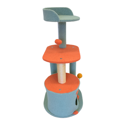 Petwiz 85cm Vivid Cat Tree Scratching Post Pole.