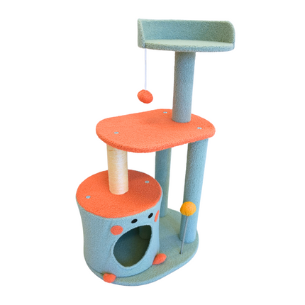 Petwiz 85cm Vivid Cat Tree Scratching Post Pole.