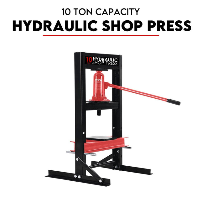 10 Ton Hydraulic Shop Press Workshop Jack Bending Stand H-Frame Tool Stand.